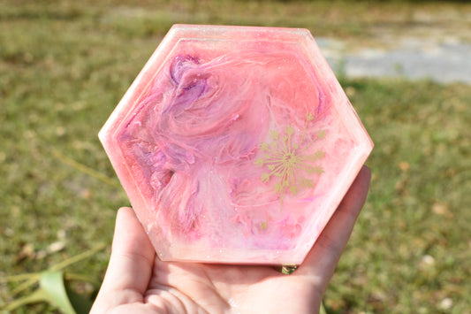 Marble Pink Coaster
